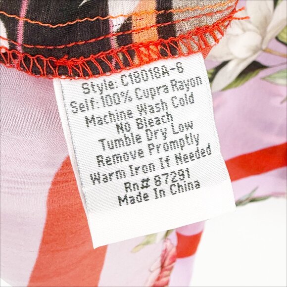 JW Johnny Was Trim V-Neck Blouse M - Picture 7 of 9